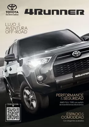 Catálogo Toyota en Trujillo | Toyota 4Runner | 2024-11-20T00:00:00.000Z - 2025-11-20T00:00:00.000Z