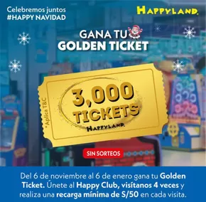 Catálogo Happyland | Golden Ticket  | 2024-12-13T00:00:00-05:00 - 2025-01-07T23:59:00-05:00