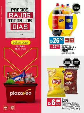 Catálogo Plaza Vea | Precios Bajos todos los días  | 2025-01-08T00:00:00-05:00 - 2025-01-19T23:59:00-05:00