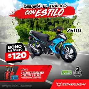 Catálogo Zongshen en Tarapoto | Desafía el tráfico con estilo  | 2025-01-09T00:00:00-05:00 - 2025-02-01T23:59:00-05:00