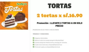 Catálogo Norky's en Trujillo | Norky's Tortas  | 2025-01-09T00:00:00.000Z - 2025-01-31T00:00:00.000Z