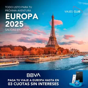 Catálogo Viajes Club | Europa 2025  | 2025-01-13T00:00:00-05:00 - 2025-05-01T23:59:00-05:00