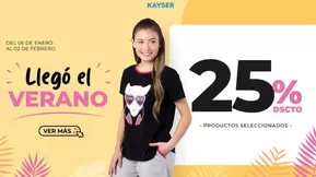 Catálogo Kayser en Callao | Llegó el Verano  | 2025-01-15T00:00:00-05:00 - 2025-02-03T23:59:00-05:00