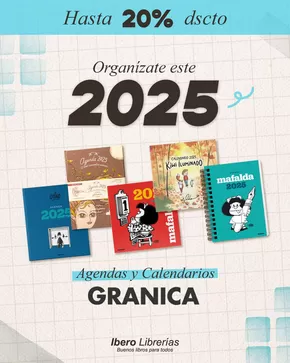 Catálogo Ibero Librerías | Organízate este 2025  | 2025-01-15T00:00:00-05:00 - 2025-02-01T23:59:00-05:00