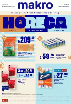 Catálogo Makro | Especial Horeca  | 2025-01-16T00:00:00-05:00 - 2025-01-29T23:59:00-05:00