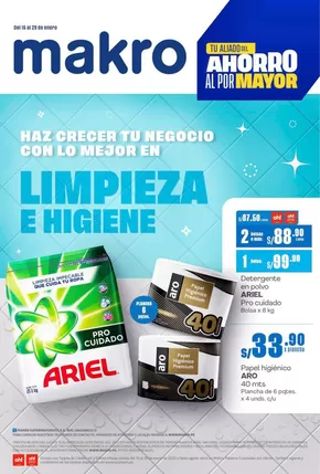 Catálogo Makro | Esp Limpieza e Higiene  | 2025-01-16T00:00:00-05:00 - 2025-01-26T23:59:00-05:00