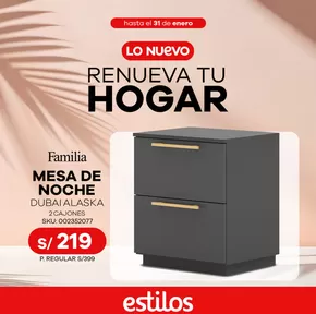 Catálogo Estilos en Lurín | Renueva tu Hogar  | 2025-01-27T00:00:00.000Z - 2025-01-31T00:00:00.000Z