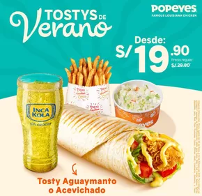 Catálogo Popeyes | Tostys de Verano  | 2025-01-27T00:00:00.000Z - 2025-02-02T00:00:00.000Z