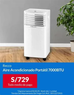 Catálogo Sodimac en Trujillo | Aire Acondicionado  | 2025-01-28T00:00:00.000Z - 2025-02-02T00:00:00.000Z