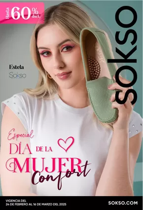 Catálogo Sokso en Chiclayo | ESPECIAL DÍA DE LA MUJER CONFORT | 2025-02-20T00:00:00.000Z - 2025-03-16T00:00:00.000Z