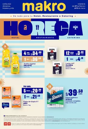 Catálogo Makro en Huancán | Especial Horeca #05 | 2025-02-27T00:00:00.000Z - 2025-03-12T00:00:00.000Z