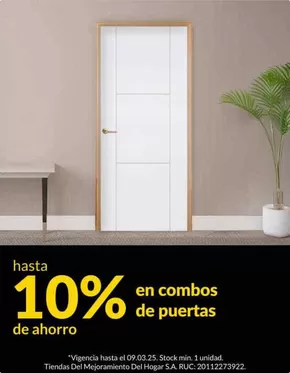 Catálogo Sodimac en Lima | 10% en combas de puertas | 2025-03-04T00:00:00.000Z - 2025-03-09T00:00:00.000Z