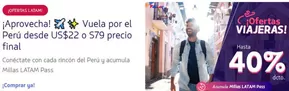 Catálogo Latam Airlines en Callao | Ofertas Viajeras hasta 40%dcto! | 2025-03-04T00:00:00.000Z - 2025-03-14T00:00:00.000Z