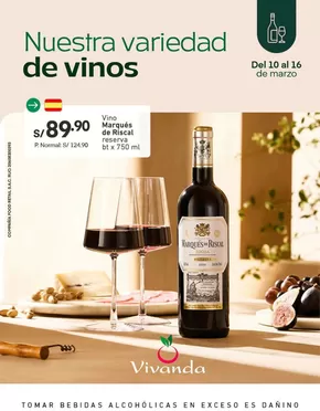 Catálogo Vivanda | ESPECIAL DÍPTICO VINOS | 2025-03-10T00:00:00.000Z - 2025-03-16T00:00:00.000Z