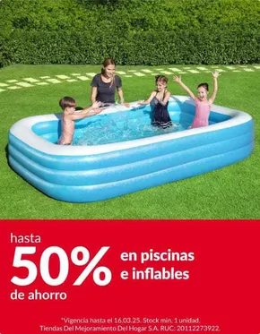 Catálogo Sodimac en Lima | Hasta 50% en piscinas e inflables | 2025-03-11T00:00:00.000Z - 2025-03-16T00:00:00.000Z