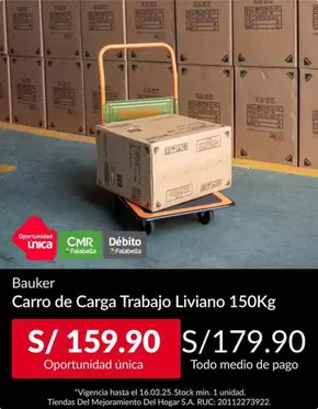 Catálogo Sodimac en Lima | Carro de Carga Trabajo Liviano | 2025-03-11T00:00:00.000Z - 2025-03-16T00:00:00.000Z