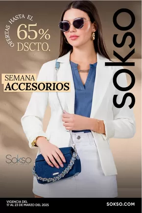 Catálogo Sokso en Piura | SEMANAL ACCESORIOS | 2025-03-13T00:00:00.000Z - 2025-03-23T00:00:00.000Z